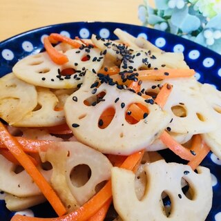 食感がクセになる♪優しい味のきんぴら蓮根♡